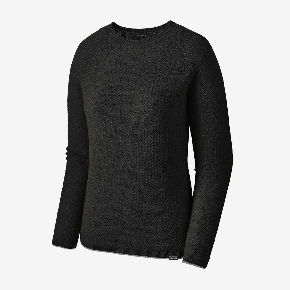 Patagonia Women's Capilene Merino Air Crew Black Medium